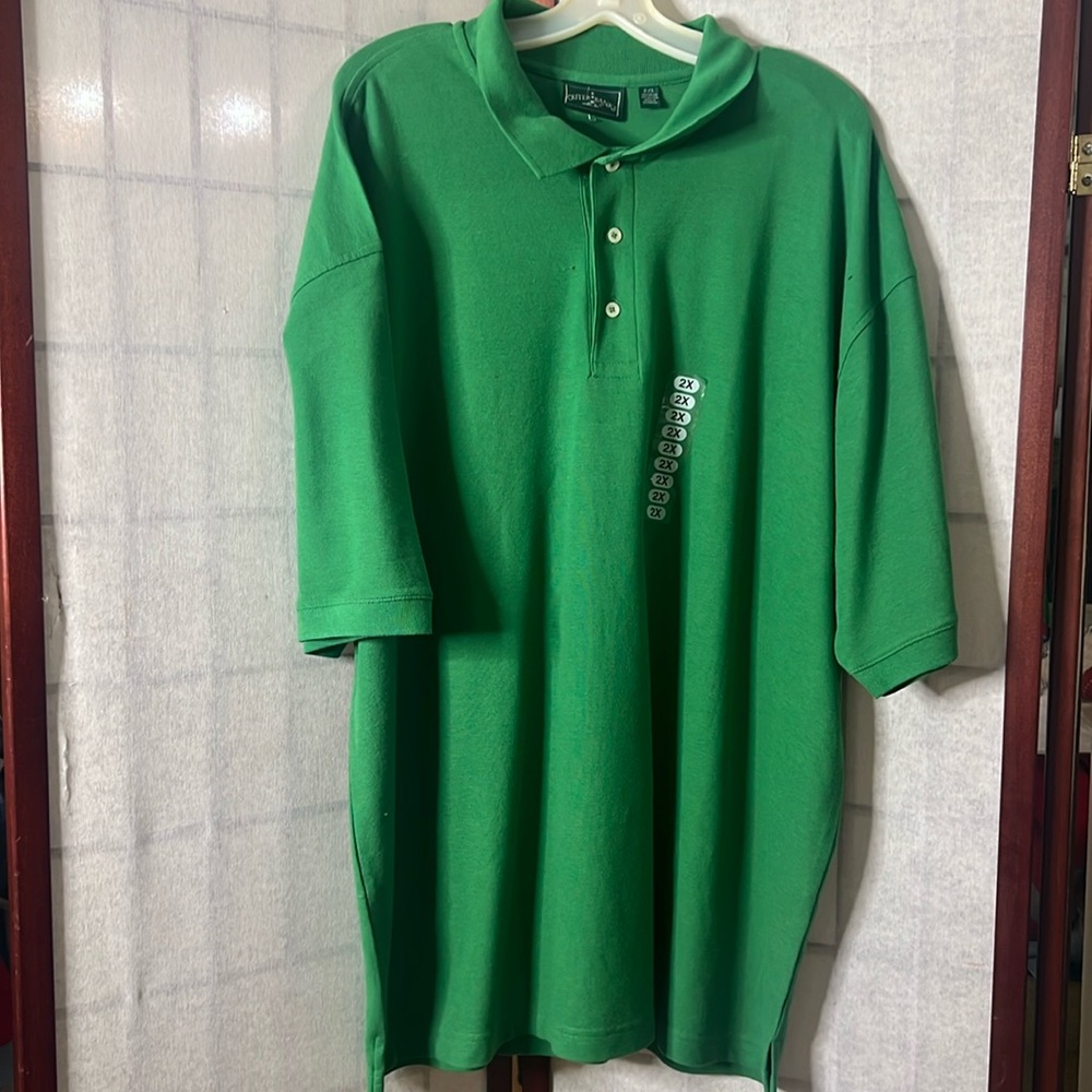 NWT OUTER BANKS GOLF POLO GREEN SHIRT SIZE‎ 2XL